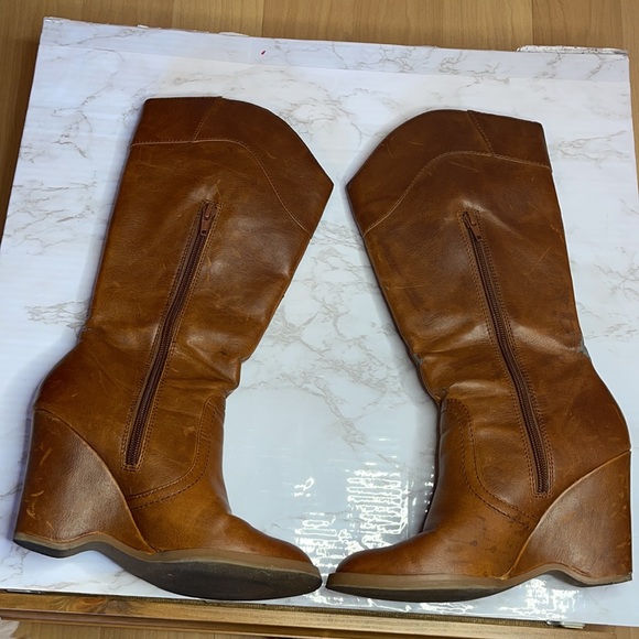 Wedged Cowboy Boots - Picture 7 of 14